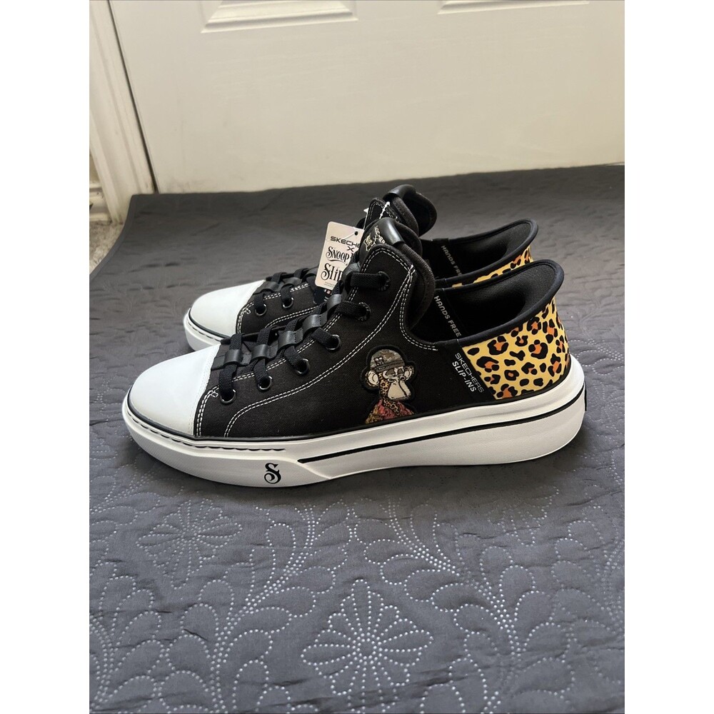 Snoop Dogg X Slip-In Skechers Dr. Bombay Cheetah Unisex US Men 9/Women 10.5 NWT